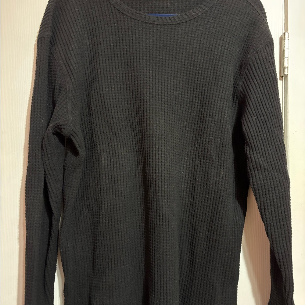 UGG Black Waffle Knit Top